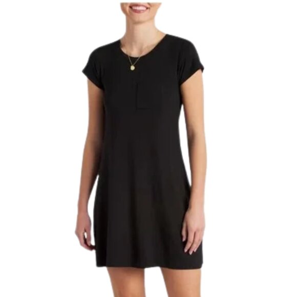 Market & Spruce Dresses & Skirts - NWT Market & Spruce Stitch Fix Alison Short Sleeve Pocket T Shirt Mini Dress